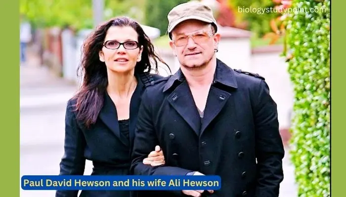 Paul David Hewson and his wife ali hewson